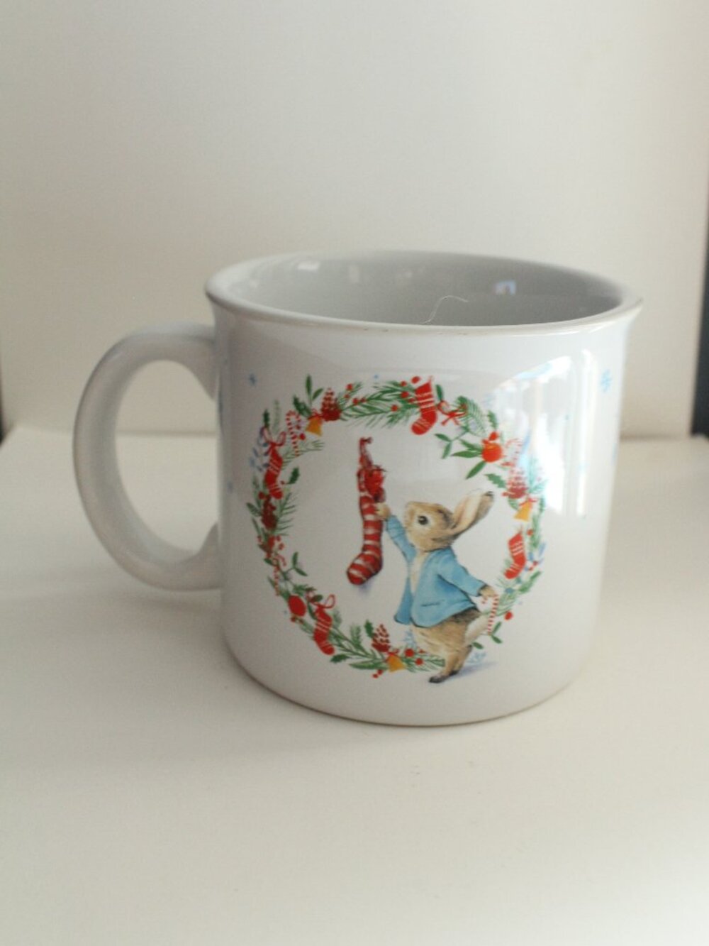 Beatrix Potter Peter Rabbit Oversized Mug Christmas